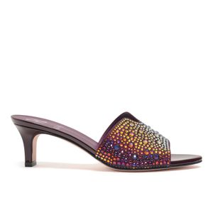 CELINE' Mules in Bordeaux Patent | GINA Shoes